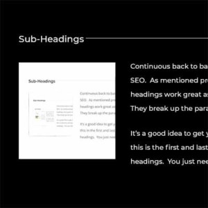 Submit your blog article with sub-headings
